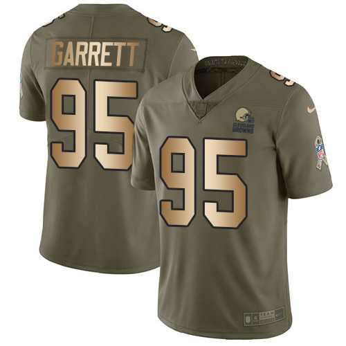 Nike Browns 95 Myles Garrett Olive Gold Salute To Service Limited Jersey Dzhi,We sell and wholesale Nike Browns 95 Myles Garrett Olive Gold Salute To Service Limited Jersey Dzhi on line form chian!